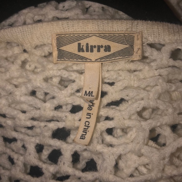 Kirra White Crochet Fringed Vest - Picture 3 of 3